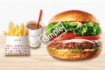 ロッテリアクラシックバーガー+ポテトS+ドリンクS