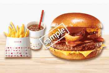 ロッテリアクラシックロデオウエスタン+ポテトS+ドリンクS