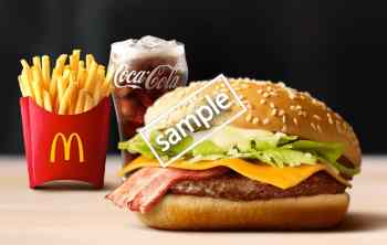 ベーコンレタスバーガー+ポテトM+ドリンクMセット550円(YAHOO)