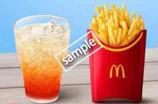 マックフィズ 北海道赤肉メロン+ポテトL