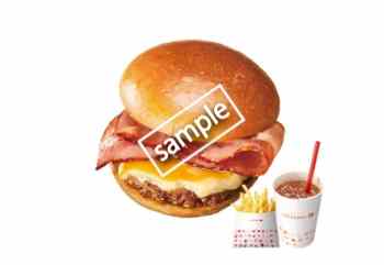 絶品ベーコンチーズバーガー ポテトS ドリンクS