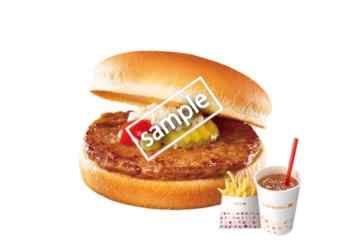 ロッテリアハンバーガー ポテトS ドリンクS