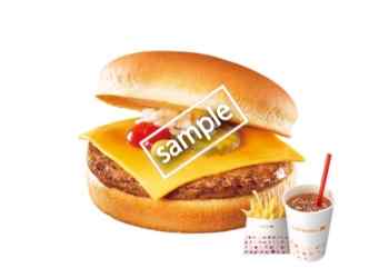 ロッテリア チーズバーガー ポテトS ドリンクS
