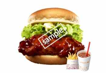 バッファロー チキンバーガー ポテトS ドリンクS