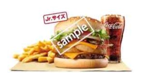 デラックスオニオンリングワッパーJr+ポテトM+ドリンクM