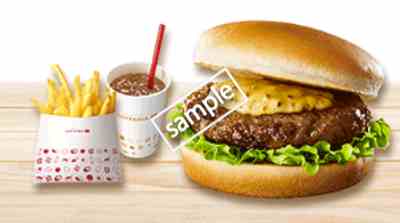 ハニマス 肉厚ハンバーガー ポテトS ドリンクS