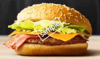 ベーコンレタスバーガー単品300円(YAHOO)