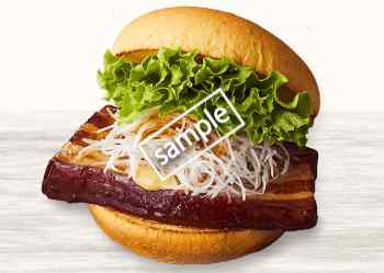 トンポーローバーガー 430円(YAHOO)