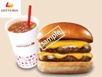 ダブル絶品チーズバーガー+ドリンクM