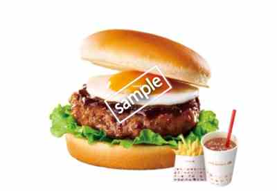 デミたま 肉厚ハンバーガー ポテトS ドリンクS