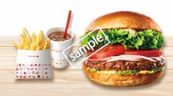 ロッテリアクラシックバーガー+ポテトS+ドリンクS