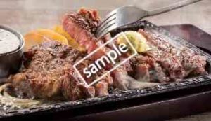 熟成赤身ロースステーキ225g サラダバー食べ放題付き