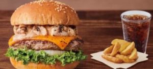 クラシックマッシュルームチーズバーガー+ポテトR+セットドリンク