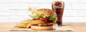 オニオンリングチーズワッパーJr+ポテトM+ドリンクM