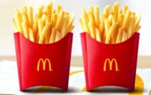 ポテトM 1個買うと1個無料