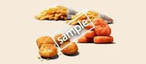 チキンナゲットスパイシーデビル5ピース+ポテトM2個+チーズバイツ4ピース