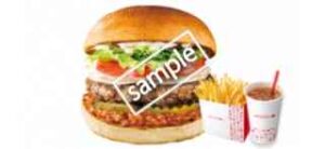 ジビエ鹿肉バーガー エゾ鹿ラグーソース+ふるポテ+ドリンクM