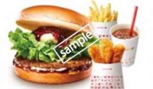 てりやきバーガー+ポテトS+チキンからあげっと3本+ドリンクS