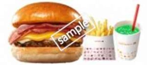 絶品ベーコンチーズバーガー ポテトS ドリンクS