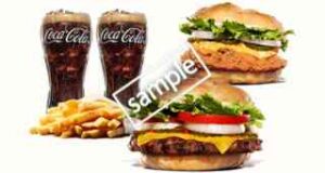 ギルティバタービーフバーガー+ギルティバターチキンバーガー+ポテトL+ドリンクM2個