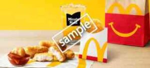 朝マック！チキンナゲットハッピーセット