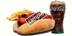 チリビーンズホットドッグ+ポテトM+ドリンクM